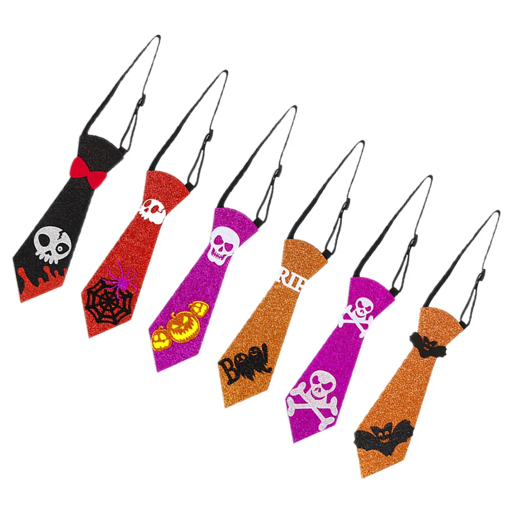 6 pcs Toddler Neckties Halloween Neckties Kids Boys Tie Children Necktie for Party
6 pcs Toddler Neckties Halloween Neckties Kids Boys Tie Children Necktie for Party