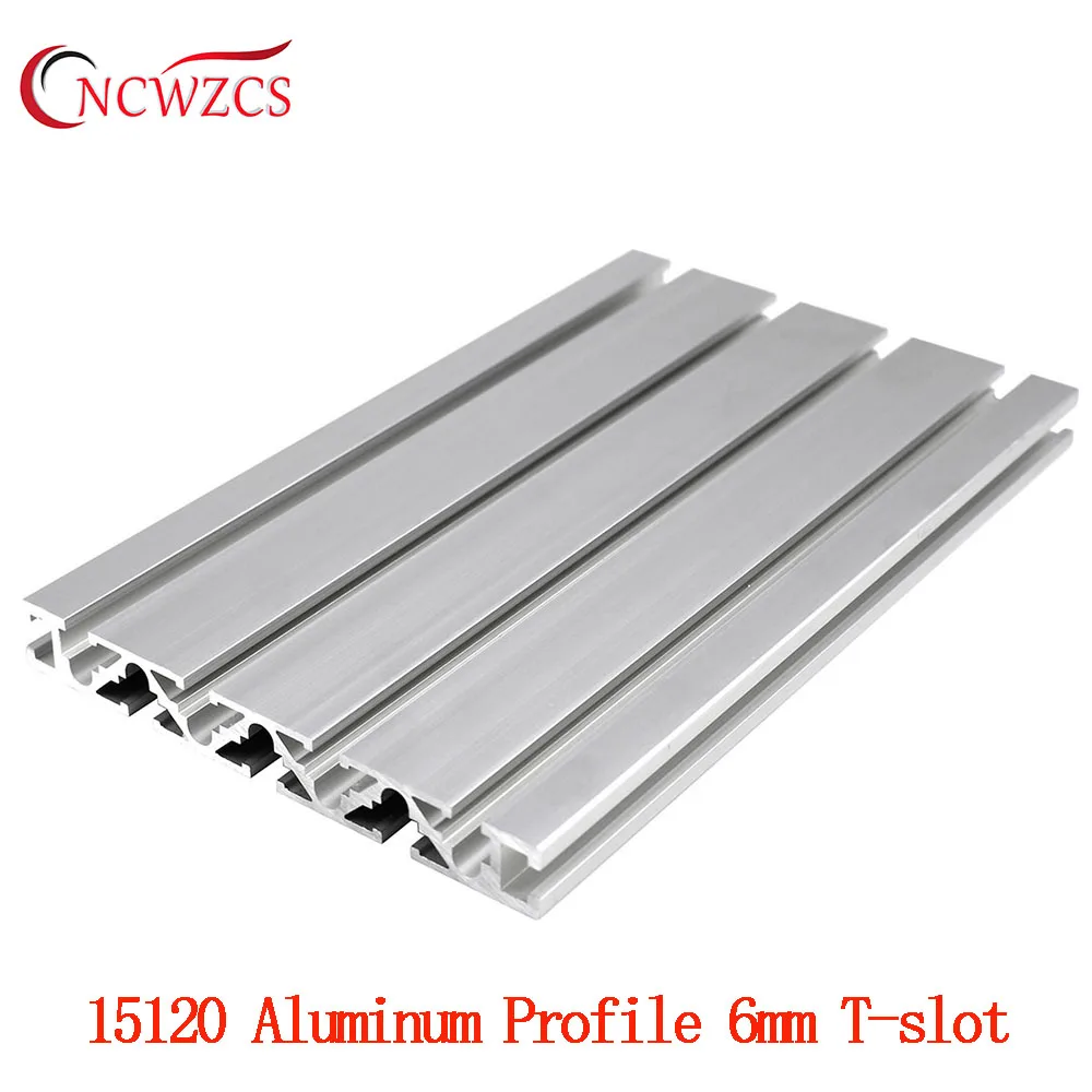 15120 Aluminum Profile Extrusion 6mm T-slot 100mm to 800mm Anodized Linear Rail 15x120 mm for DIY 3D Printer Workbench CNC Parts
15120 Aluminum Profile Extrusion 6mm T-slot 100mm to 800mm Anodized Linear Rail 15x120 mm for DIY 3D Printer Workbench CNC Parts