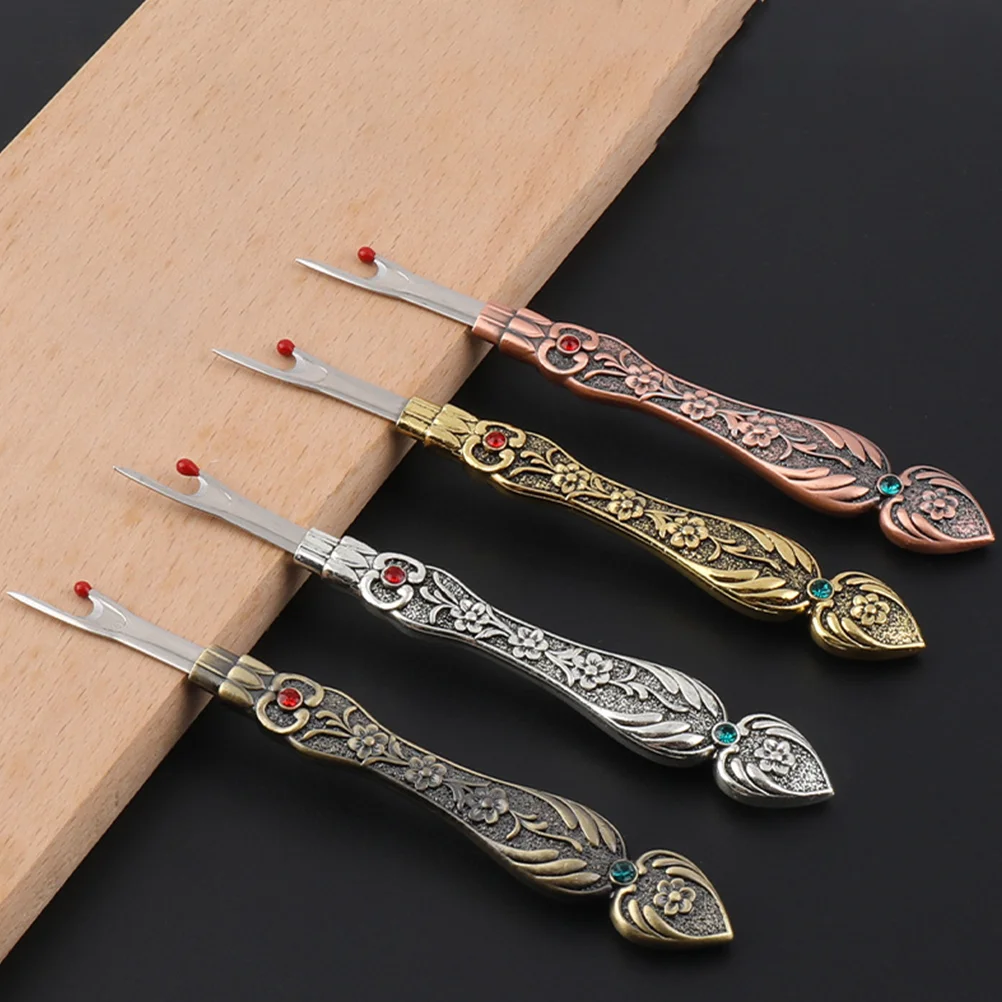Seam Ripper Braiding Tools Metal Embroidered Thread Remover Trimming Zinc Alloy Threading Sewing
Seam Ripper Braiding Tools Metal Embroidered Thread Remover Trimming Zinc Alloy Threading Sewing