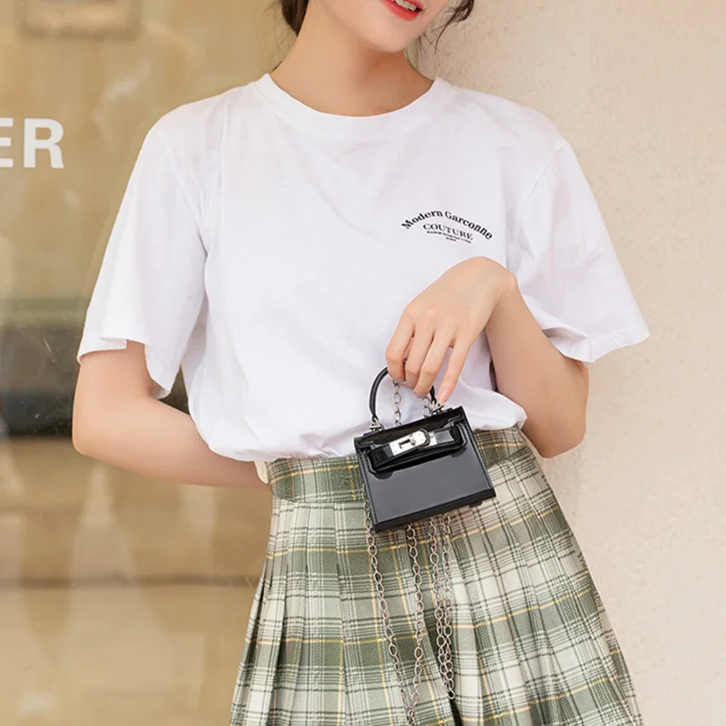 Black Mini Shoulder Bags for Women Small Jelly Girls Cosmetic Bag Ladies Lipstick Clutch Shoulder Chain Crossbody Bag Makeup Bag
Black Mini Shoulder Bags for Women Small Jelly Girls Cosmetic Bag Ladies Lipstick Clutch Shoulder Chain Crossbody Bag Makeup Bag