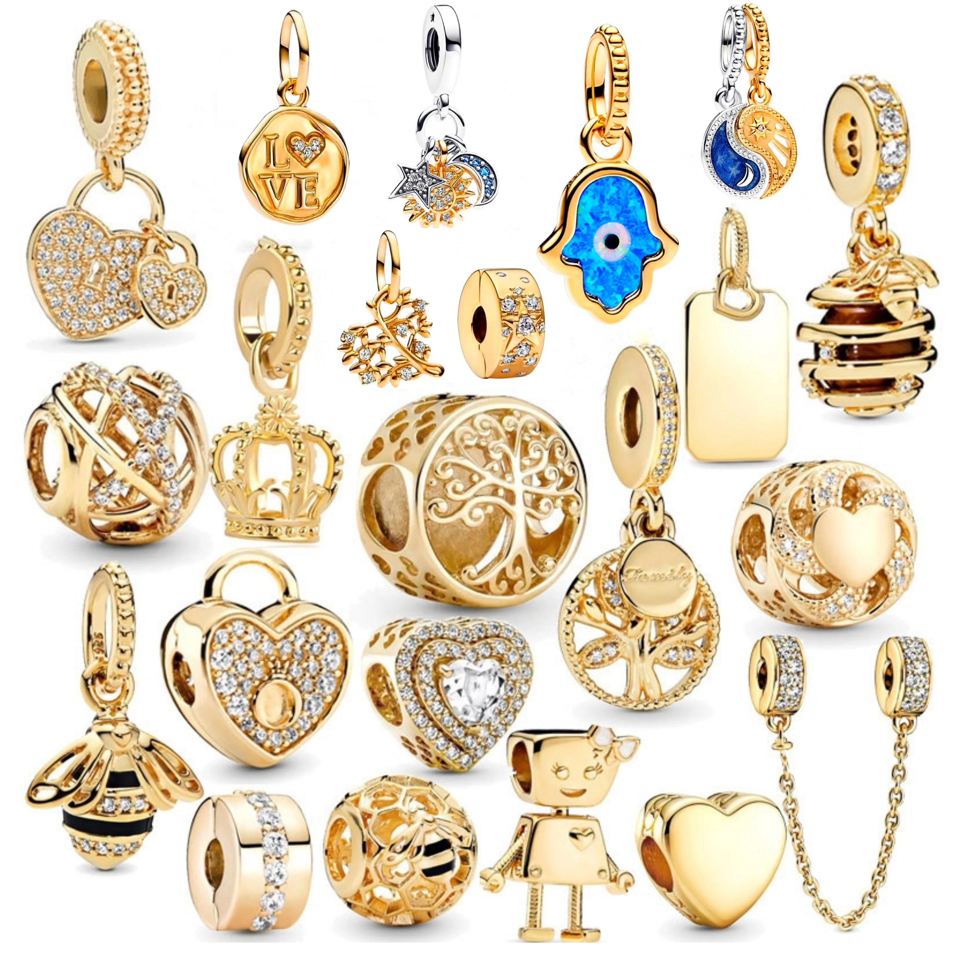 2023 925 Sterling Silver Gold Color Family Tree Heart Crown Pendant Charm Fit Original Bracelet Women Jewelry Gift DIY
2023 925 Sterling Silver Gold Color Family Tree Heart Crown Pendant Charm Fit Original Bracelet Women Jewelry Gift DIY