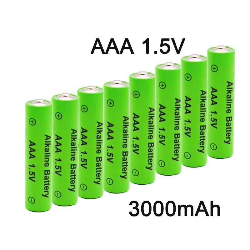 AAA battery 3000mAh 1.5V alkaline AAA rechargeable battery, used for flashlight remote control toy light battery
AAA battery 3000mAh 1.5V alkaline AAA rechargeable battery, used for flashlight remote control toy light battery