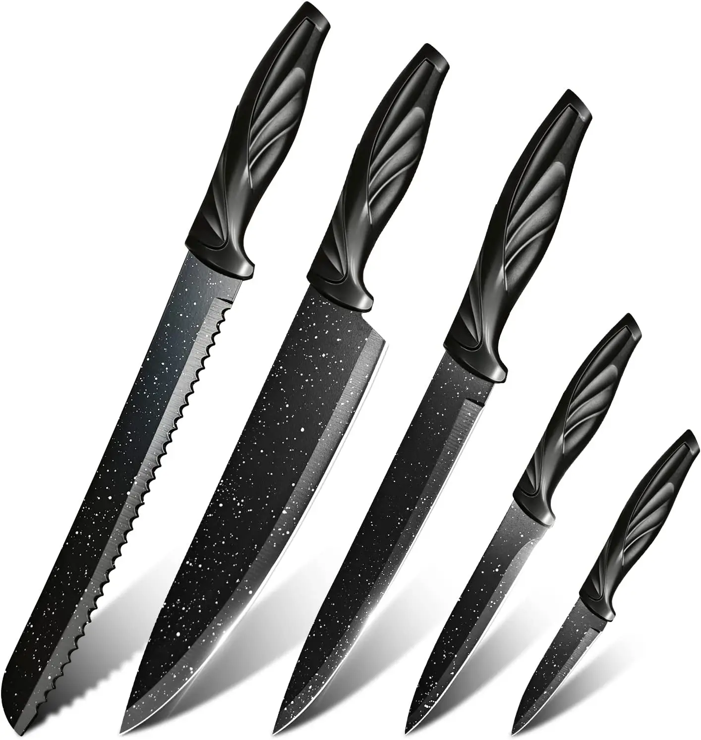 

Couteau céramique Ensembles de couteaux de cuisine Couteaux chef pour Couper Fruits Légumes Viande 5pcs/Set (Blanc)