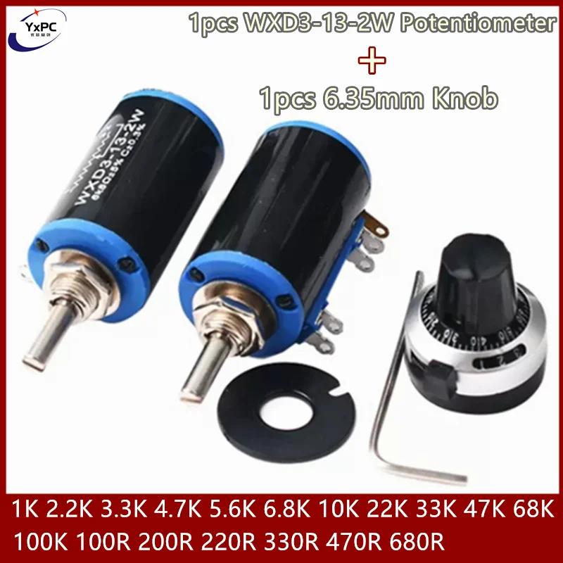 1 шт. WXD3-13-2W + 1 шт. 6,35 мм ручка потенциометра 100R 200/220/470/680 Ом поворотный переключатель 10K 47K 68K 100K 1K 2,2 K 4,7 K 5,6 K 6,8 K
1 шт. WXD3-13-2W + 1 шт. 6,35 мм ручка потенциометра 100R 200/220/470/680 Ом поворотный переключатель 10K 47K 68K 100K 1K 2,2 K 4,7 K 5,6 K 6,8 K