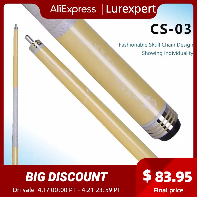 FURY CS-3 Pool Cue Stick Yellow Billiard Cue 11.75mm Tiger Everest Tip Maple Shaft With Case Professional Billiard Skull Maker
FURY CS-3 Pool Cue Stick Yellow Billiard Cue 11.75mm Tiger Everest Tip Maple Shaft With Case Professional Billiard Skull Maker