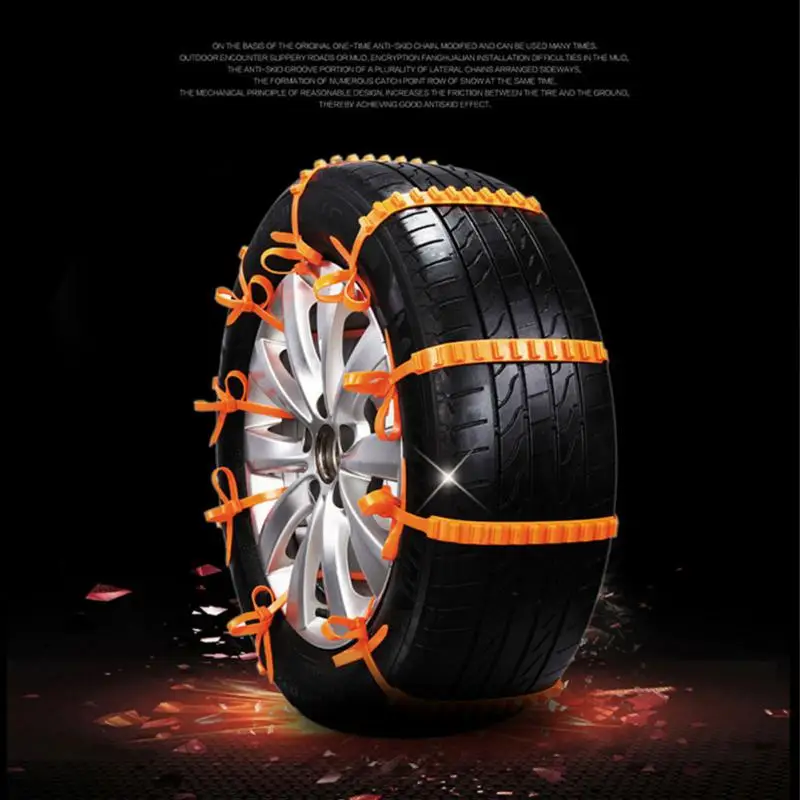 10Pcs/lot Nylon Snow Chain Winter Car Tire Anti-skid Chains Emergency Tire Anti-skid Chain For Truck Road Roadway Safety
10Pcs/lot Nylon Snow Chain Winter Car Tire Anti-skid Chains Emergency Tire Anti-skid Chain For Truck Road Roadway Safety