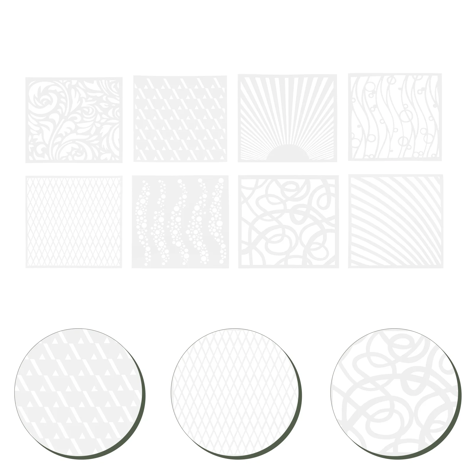 Stencils Wall Painting Stencilfor Drawing Diy Template Geometric Pattern Decorative Decor Reusable Hollow Handicraft Dot Sun
Stencils Wall Painting Stencilfor Drawing Diy Template Geometric Pattern Decorative Decor Reusable Hollow Handicraft Dot Sun