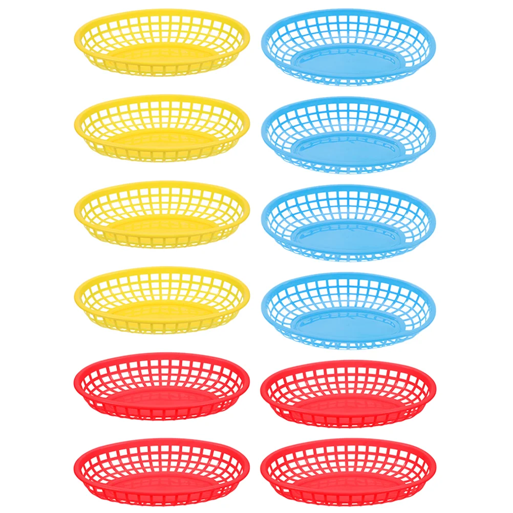 Snack Trays Chip Burger Baskets Reusable Plastic Practical Storage Fruit Bread Serving Fast Food
Snack Trays Chip Burger Baskets Reusable Plastic Practical Storage Fruit Bread Serving Fast Food