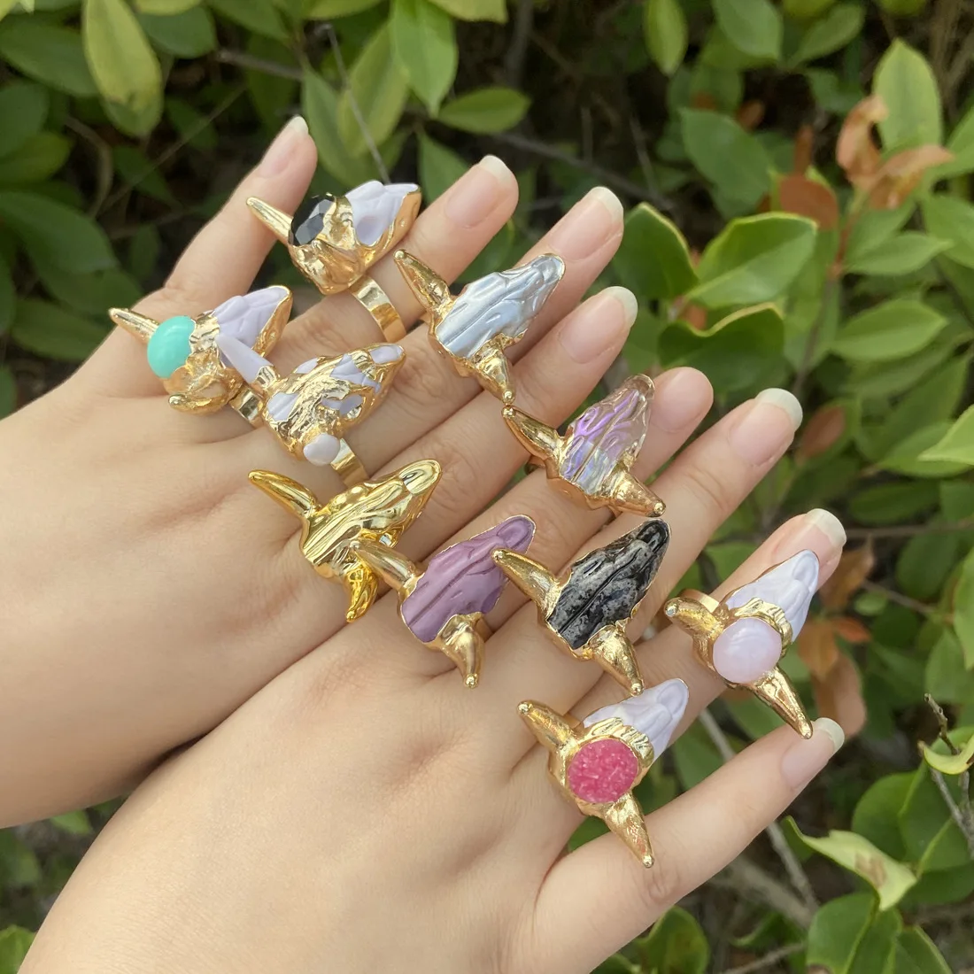 Charm Punk Bull Head Skull Adjustable Ring Vintage Gothic Colorful Resin Stainless Steel Open Ring Aesthetic Streetwear Jewelry
Charm Punk Bull Head Skull Adjustable Ring Vintage Gothic Colorful Resin Stainless Steel Open Ring Aesthetic Streetwear Jewelry
