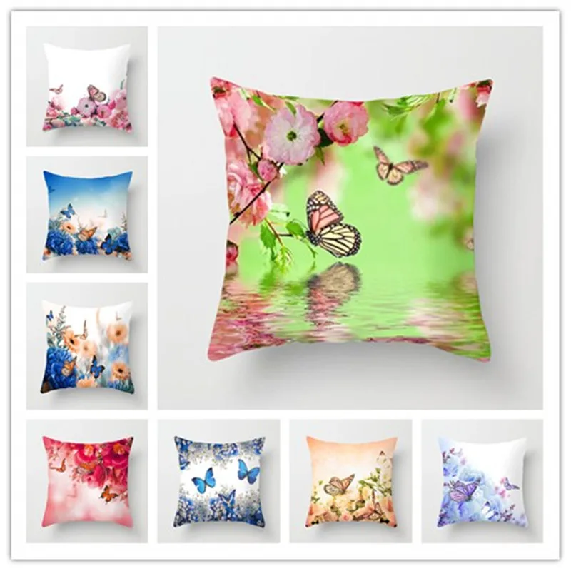 New creative cartoon butterfly pillowcase peach skin velvet green plant printing pillowcase home bedside back cover 40x40cm
New creative cartoon butterfly pillowcase peach skin velvet green plant printing pillowcase home bedside back cover 40x40cm
