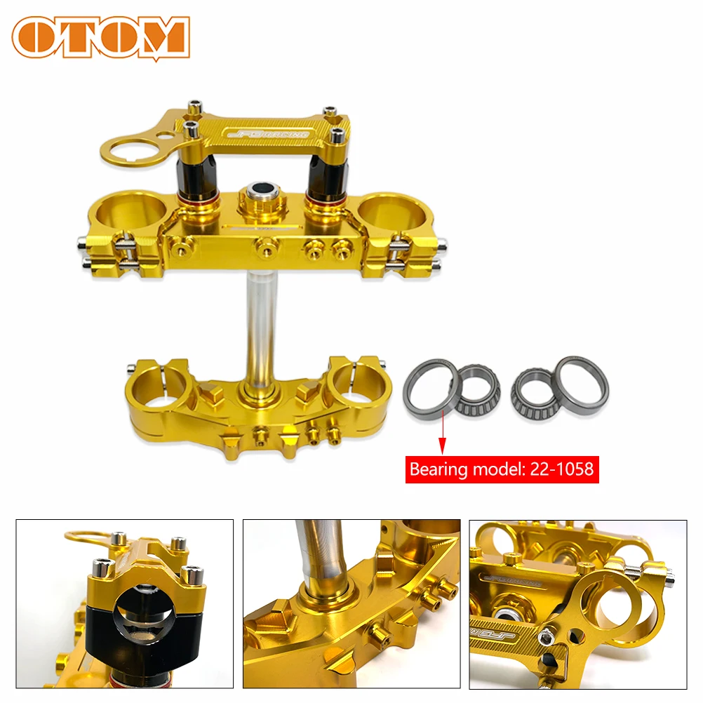 OTOM Motorcycle Steering Column Directional Pillar Shaft CNC Machining Aluminum Mount Handlebar Bearings For SUZUKI DRZ400S Part
OTOM Motorcycle Steering Column Directional Pillar Shaft CNC Machining Aluminum Mount Handlebar Bearings For SUZUKI DRZ400S Part