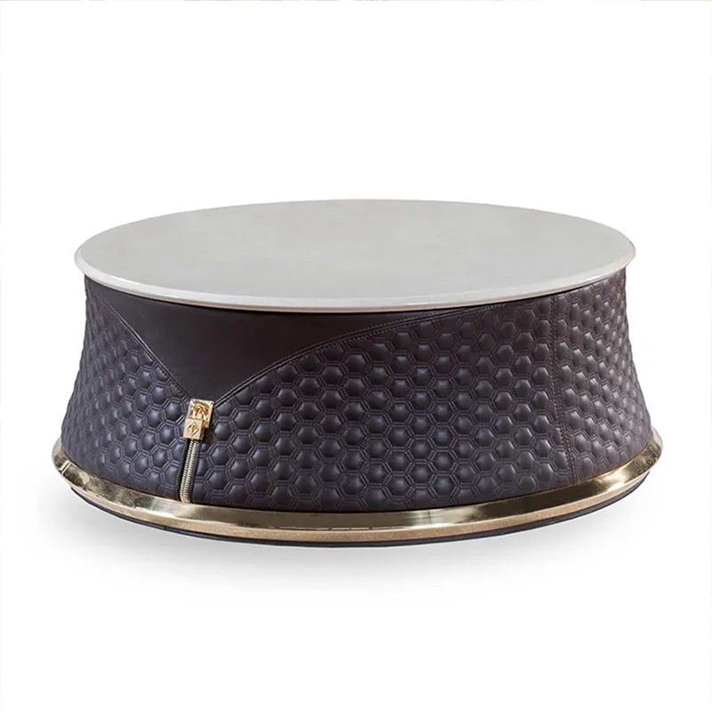 Modern Multifunction Coffee Table Factory Light Luxury Chinese Living Room Furniture Round Marble Coffee Table
Modern Multifunction Coffee Table Factory Light Luxury Chinese Living Room Furniture Round Marble Coffee Table