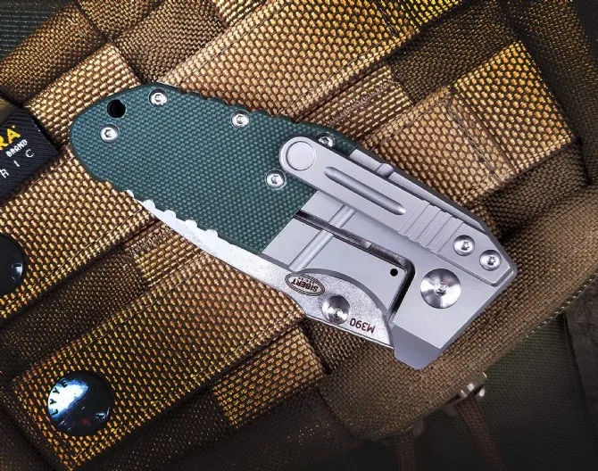 Mini High Quality BM 755 Folding Knife M390 BladeTitanium Alloy G10 Handle Outdoor Self Defense Safety Pocket Knives-BY05
Mini High Quality BM 755 Folding Knife M390 BladeTitanium Alloy G10 Handle Outdoor Self Defense Safety Pocket Knives-BY05