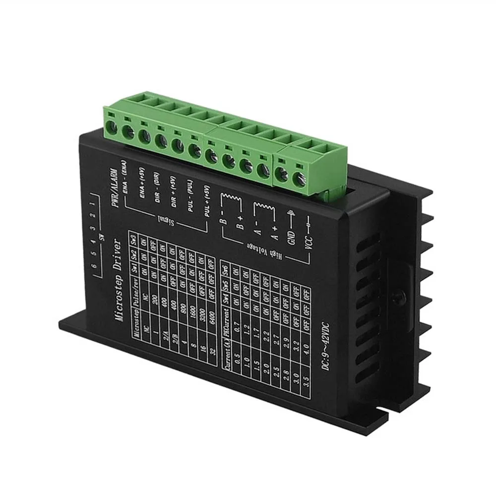 

TB6600 Stepper Motor Driver 4A 9~42V TTL 32 Micro-Step CNC 1 Axis NEW 2 or 4 Phase of Stepper Moto 42, 57, 86