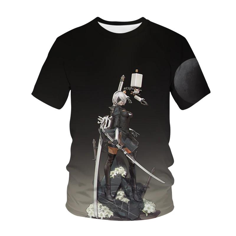 Новинка футболка Nier Automata с 3D принтом Аниме игры сексуальная милая девушка 2B уличная одежда мужская женская модная футболка Harajuku футболки то...
Новинка футболка Nier Automata с 3D принтом Аниме игры сексуальная милая девушка 2B уличная одежда мужская женская модная футболка Harajuku футболки то...