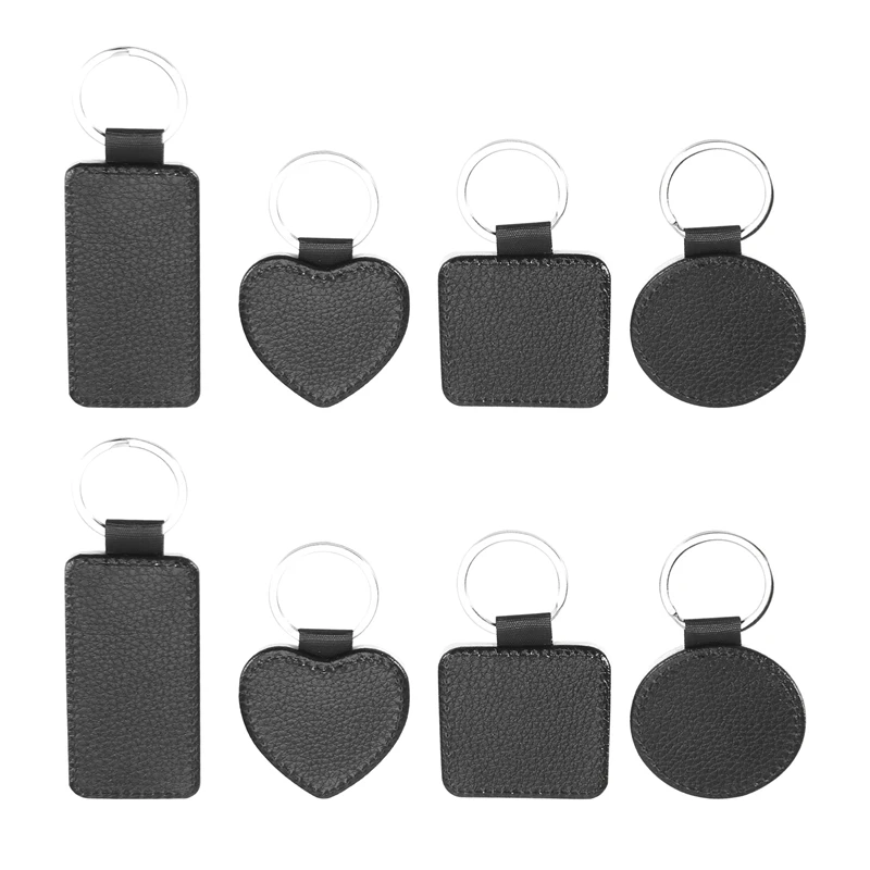 8Pcs PU Leather Keychains Blank Heart Round Square MDF Keychains Sublimation Heat Transfer Keychains Kit Jewelry Making
8Pcs PU Leather Keychains Blank Heart Round Square MDF Keychains Sublimation Heat Transfer Keychains Kit Jewelry Making