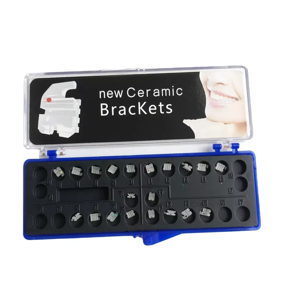 10 sets MINI 0.022 Dental Orthodontic Ceramic Bracket Bondable Mini slot Roth Monoblock 5-5 MBT MESH BASE
10 sets MINI 0.022 Dental Orthodontic Ceramic Bracket Bondable Mini slot Roth Monoblock 5-5 MBT MESH BASE