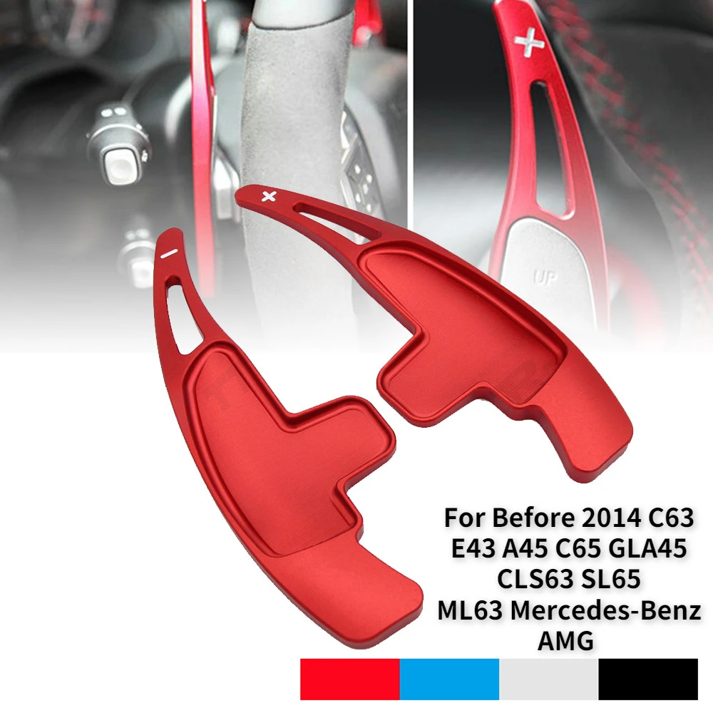 For Mercedes-Benz AMG Before 2014 C63 E43 A45 C65 GLA45 CLS63 SL65 ML63 Car Steering Wheel Shift Paddle Extender Sticker Styling
For Mercedes-Benz AMG Before 2014 C63 E43 A45 C65 GLA45 CLS63 SL65 ML63 Car Steering Wheel Shift Paddle Extender Sticker Styling
