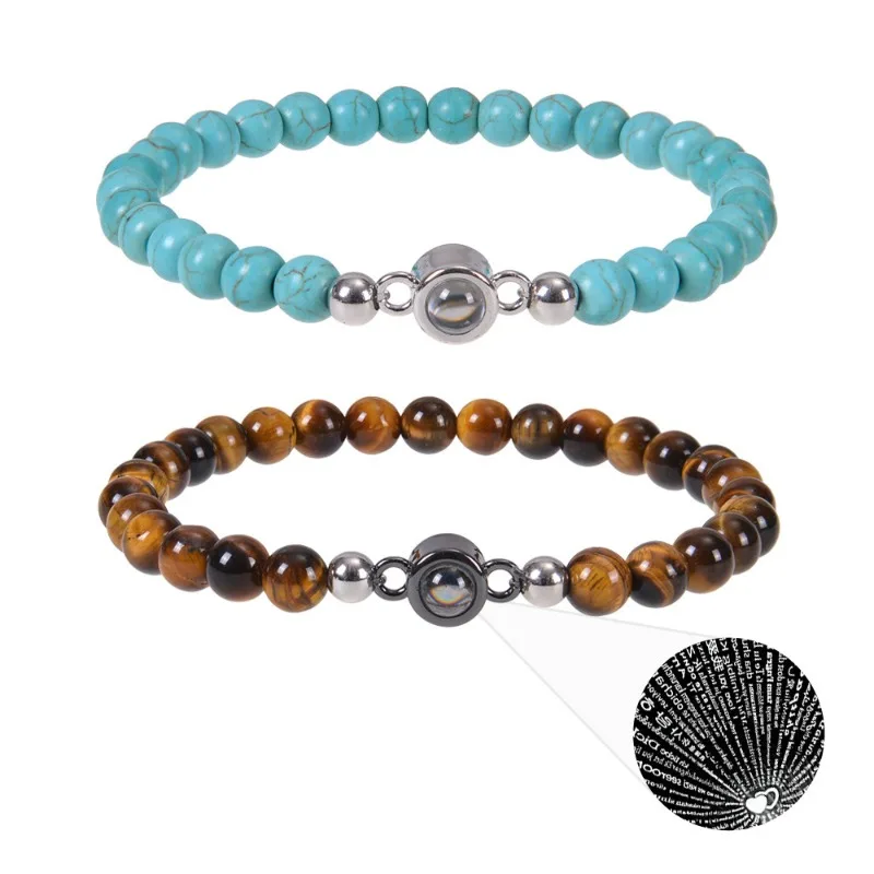 New 100 languages I love you Projection Bracelet Elastic Bracelet for Women Lover Couple
New 100 languages I love you Projection Bracelet Elastic Bracelet for Women Lover Couple