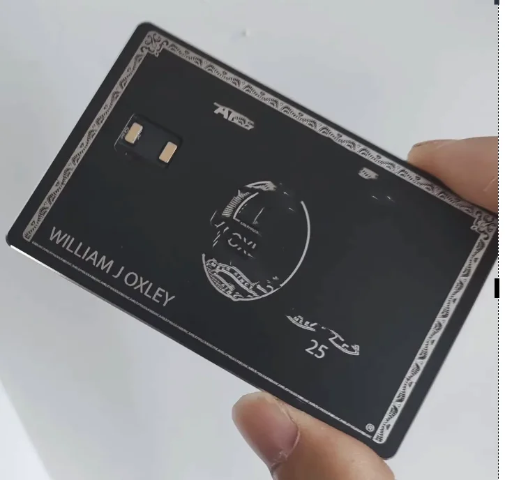 Индивидуальная лазерная и УФ-принт 4442, небольшой слот для чипа, бесконтактная оплата, металлическая карта NFC с двойным интерфейсом, со встроенной антенной
Индивидуальная лазерная и УФ-принт 4442, небольшой слот для чипа, бесконтактная оплата, металлическая карта NFC с двойным интерфейсом, со встроенной антенной