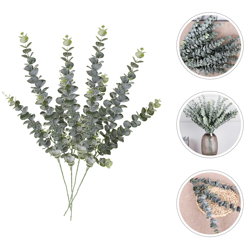 Fake Ornaments Artificial Eucalyptus Leaves Faux Stems Greenery Branch Decors Plants Indoor
Fake Ornaments Artificial Eucalyptus Leaves Faux Stems Greenery Branch Decors Plants Indoor