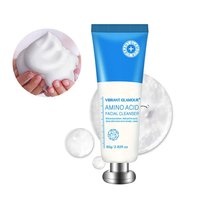 VIBRANT GLAMOR Plant Amino Acid Facial Cleanser Deep Cleansing Oil Control Moisturizing Whitening Skin Face Wash CreamExfoliante
VIBRANT GLAMOR Plant Amino Acid Facial Cleanser Deep Cleansing Oil Control Moisturizing Whitening Skin Face Wash CreamExfoliante