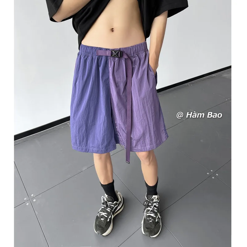 Summer Thin Shorts Men Fashion Contrast Ice Silk Shorts Men Streetwear Hip Hop Loose Straight Shorts Mens Beach Shorts M-2XL
Summer Thin Shorts Men Fashion Contrast Ice Silk Shorts Men Streetwear Hip Hop Loose Straight Shorts Mens Beach Shorts M-2XL