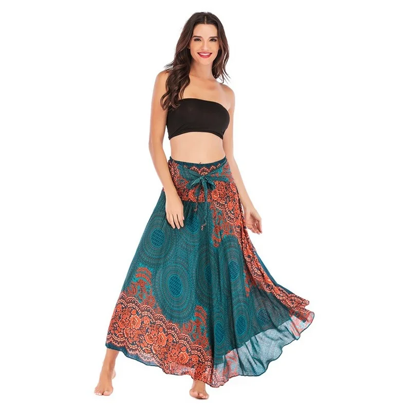 2021 All-match Print Floral Vintage Temperament Skirts Women Summer Patchwork Bandage Vacation Big Swing Female A-line Skirt New
2021 All-match Print Floral Vintage Temperament Skirts Women Summer Patchwork Bandage Vacation Big Swing Female A-line Skirt New