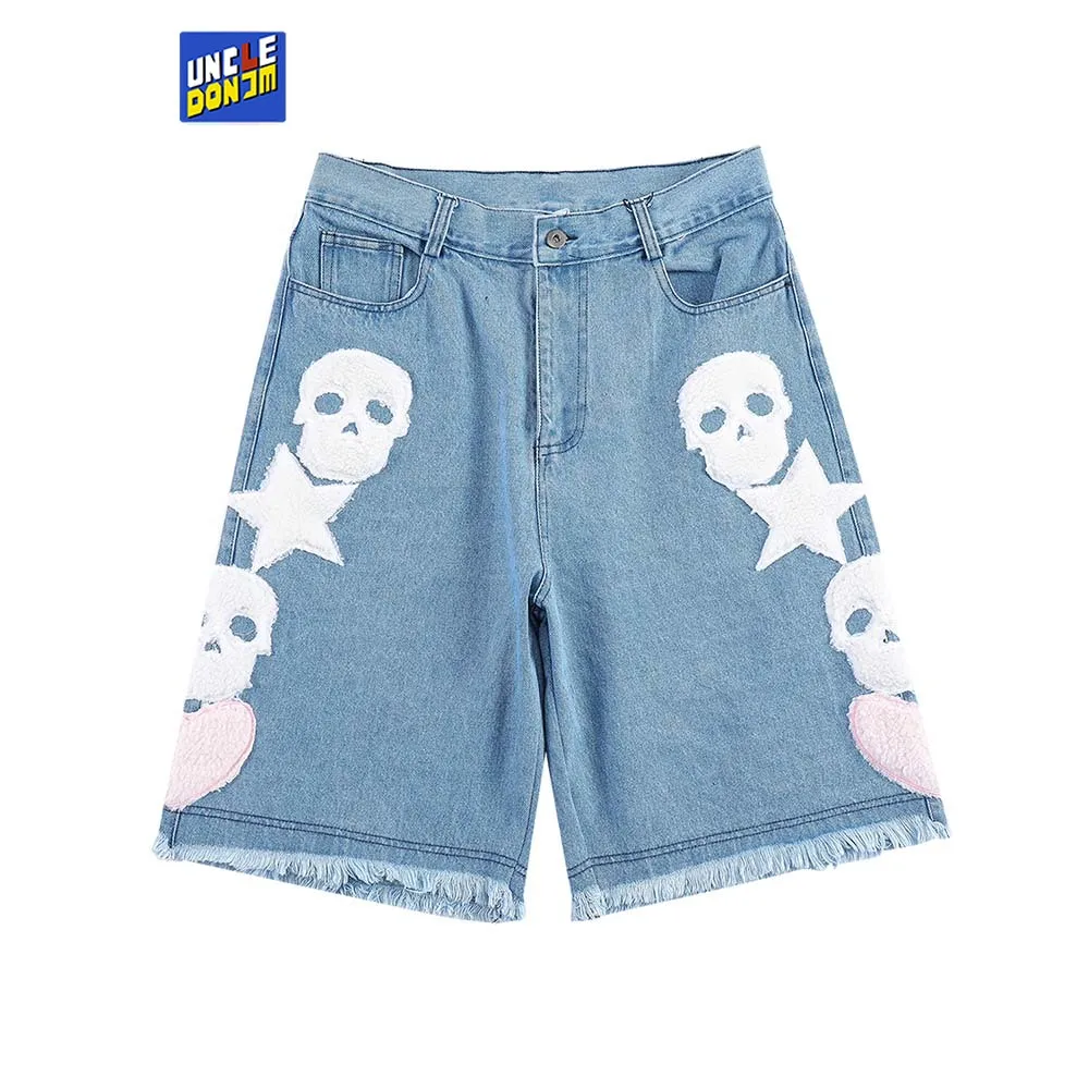 UNCLEDONJM Skeleton men jeans streetwear men Denim shorts men designer jeans for men hip hop pants skull baggy jeans
UNCLEDONJM Skeleton men jeans streetwear men Denim shorts men designer jeans for men hip hop pants skull baggy jeans