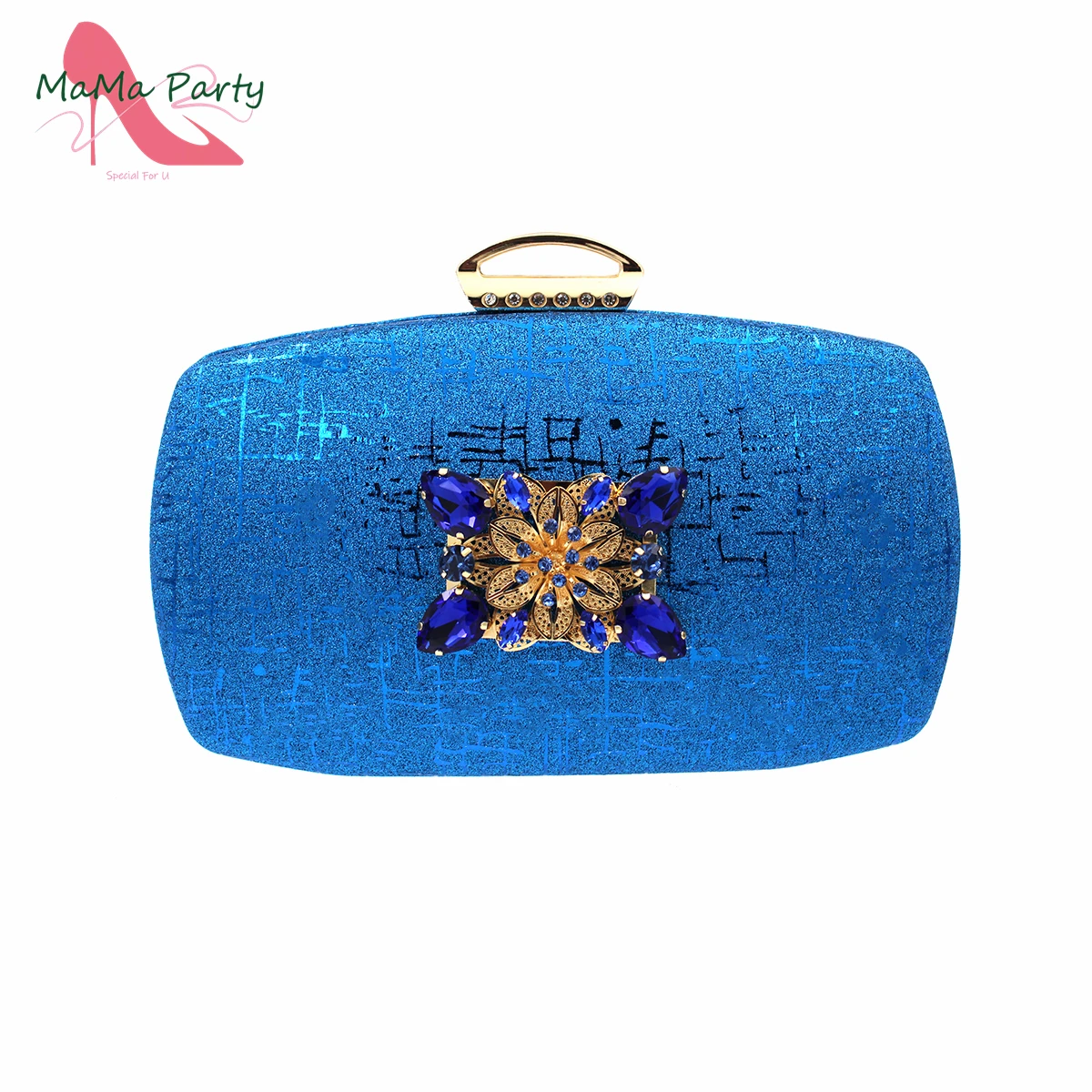 Fashion Design Royal Blue Color High Quality New Arrivals Bag Decorate with Rhinestone for Wedding Party
Fashion Design Royal Blue Color High Quality New Arrivals Bag Decorate with Rhinestone for Wedding Party