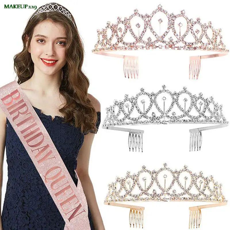 Crystal Crowns and Tiaras with Comb Headband for Girl or Women Birthday Party Wedding Prom Bridal Christmas Valentine
Crystal Crowns and Tiaras with Comb Headband for Girl or Women Birthday Party Wedding Prom Bridal Christmas Valentine