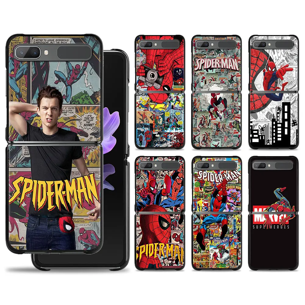 Black For Samsung Galaxy Flip Z Flip3 5G ZFlip4 ZFlip ZFlip3 Hard PC Marvel Spiderman Comics Logo Phone Cover 
Black For Samsung Galaxy Flip Z Flip3 5G ZFlip4 ZFlip ZFlip3 Hard PC Marvel Spiderman Comics Logo Phone Cover