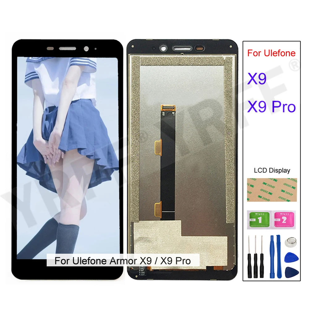 Оригинальный ЖК-экран для Ulefone X9 Pro, s для Ulefone Armor X9 Pro, ЖК-дисплей + цифровой преобразователь экрана в сборе, Замена + Инструменты 
Оригинальный ЖК-экран для Ulefone X9 Pro, s для Ulefone Armor X9 Pro, ЖК-дисплей + цифровой преобразователь экрана в сборе, Замена + Инструменты