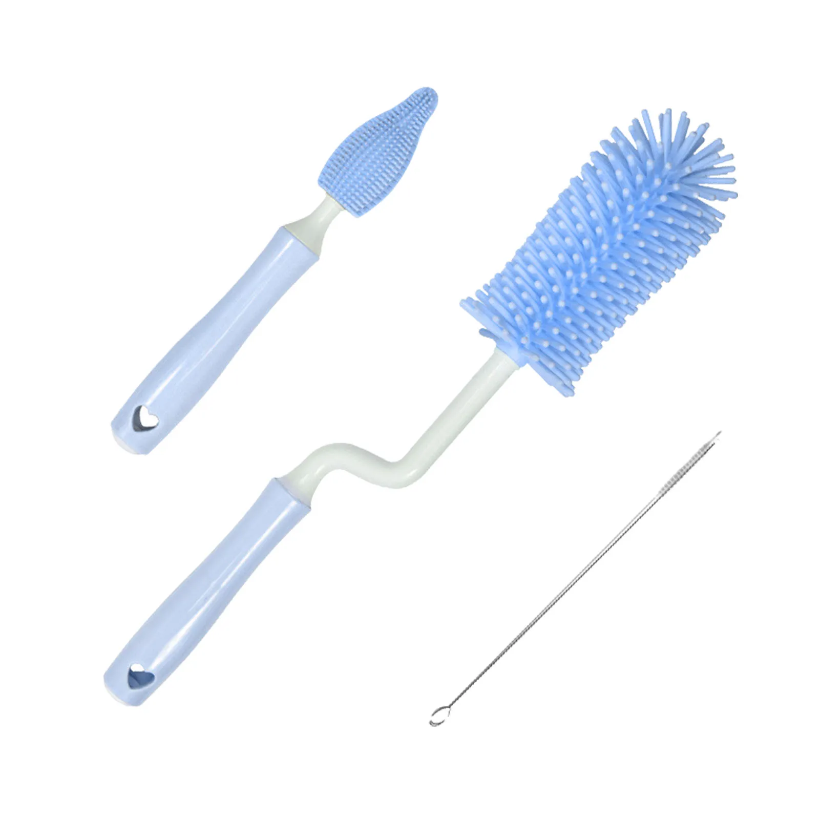 Silicone Milk Bottle Brush 360 Degree Long Handle Cup Brush Handheld Soft Head Bottle Cleaner Household Cleaning Brushes 
Silicone Milk Bottle Brush 360 Degree Long Handle Cup Brush Handheld Soft Head Bottle Cleaner Household Cleaning Brushes