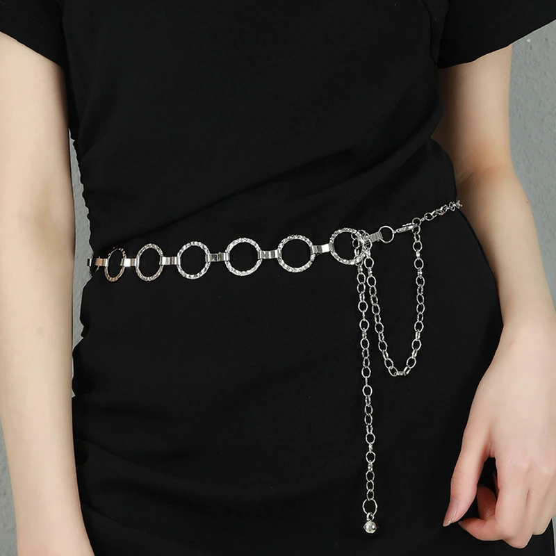 Gold Round Metal Chain Belt For Women Elegant High Waist Long Chain Belts Pendant Dress Jeans Decorative Chain Waistband
Gold Round Metal Chain Belt For Women Elegant High Waist Long Chain Belts Pendant Dress Jeans Decorative Chain Waistband