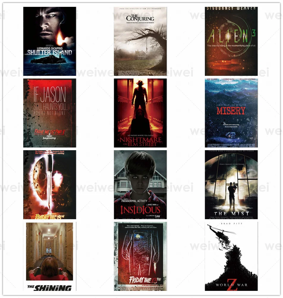 Classic Horror Movie Metal Poster Wall Art Metal Decoration for Bar Club Pub Vintage Home Room Wall Decoritive Metal Painitng
Classic Horror Movie Metal Poster Wall Art Metal Decoration for Bar Club Pub Vintage Home Room Wall Decoritive Metal Painitng