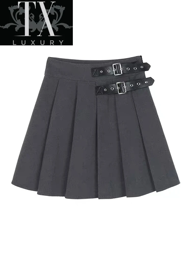 Women Fashion Solid Mini High Waist Chic Preppy Style Summer New Casual Ladies All-Match Pleated Skirt Mujer
Women Fashion Solid Mini High Waist Chic Preppy Style Summer New Casual Ladies All-Match Pleated Skirt Mujer