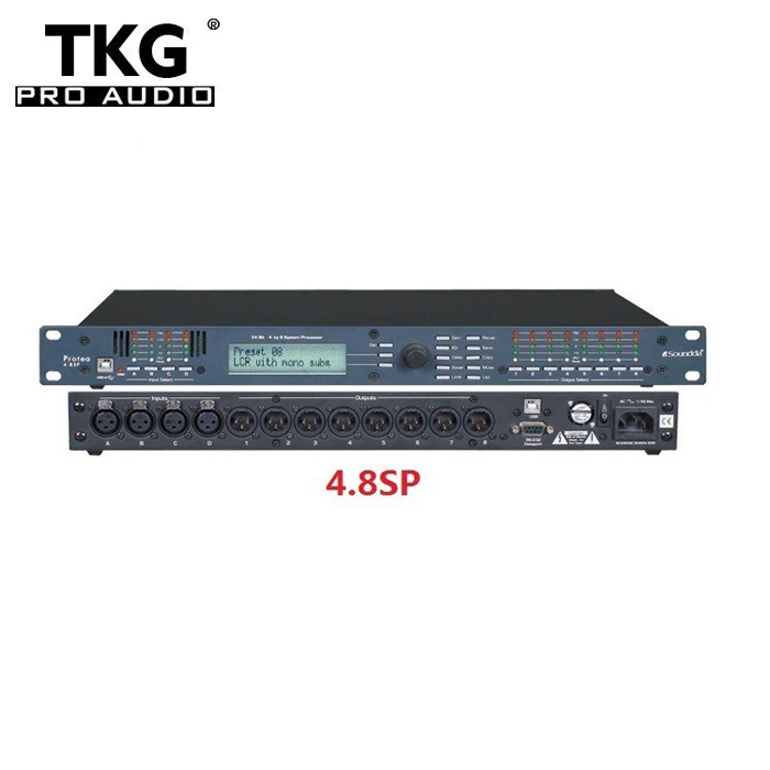 TKG DSP Digital performance Karaoke processor 4.8SP 4 In and 8 Output ktv karaoke processor for speake
TKG DSP Digital performance Karaoke processor 4.8SP 4 In and 8 Output ktv karaoke processor for speake