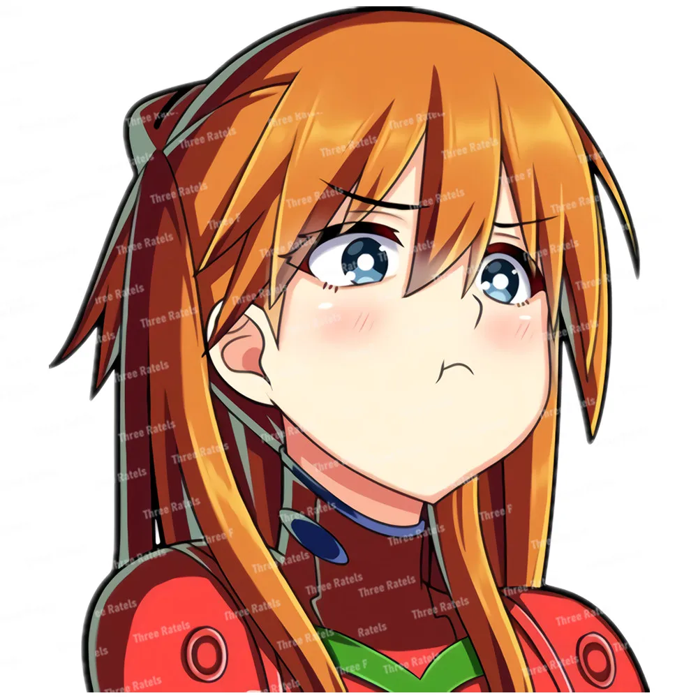 I13 Funny Cute Asuka Langley Soryu Pouting Car Stickers Fashionable Cute Decals Car Accessories Vinyl Laptop Refrigerator Decor 
I13 Funny Cute Asuka Langley Soryu Pouting Car Stickers Fashionable Cute Decals Car Accessories Vinyl Laptop Refrigerator Decor