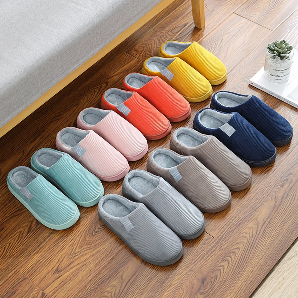 Cotton Fluffy Slippers Women House Plush Soft Non-slip Couple Floor Lovers Shoes Home Thick Soled Warm Indoor Winter Slipper Men
Cotton Fluffy Slippers Women House Plush Soft Non-slip Couple Floor Lovers Shoes Home Thick Soled Warm Indoor Winter Slipper Men