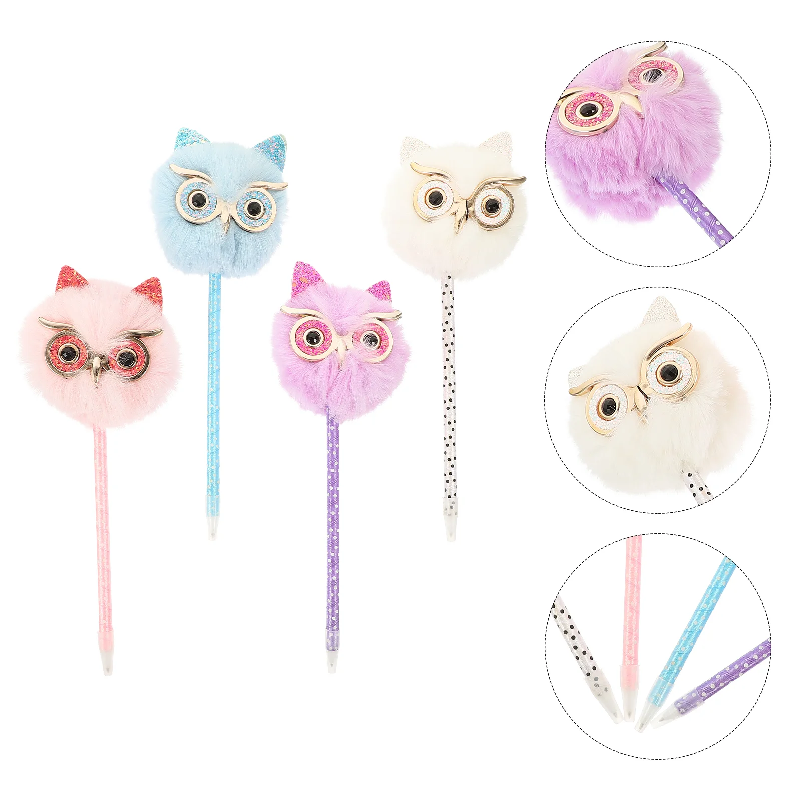 Pen Pensink Fluffy Owl Writing Plush Ballpoint Animal Cartoon Kids Party Novelty Fuzzy Cute Pom Black School Ballfillers Signing
Pen Pensink Fluffy Owl Writing Plush Ballpoint Animal Cartoon Kids Party Novelty Fuzzy Cute Pom Black School Ballfillers Signing