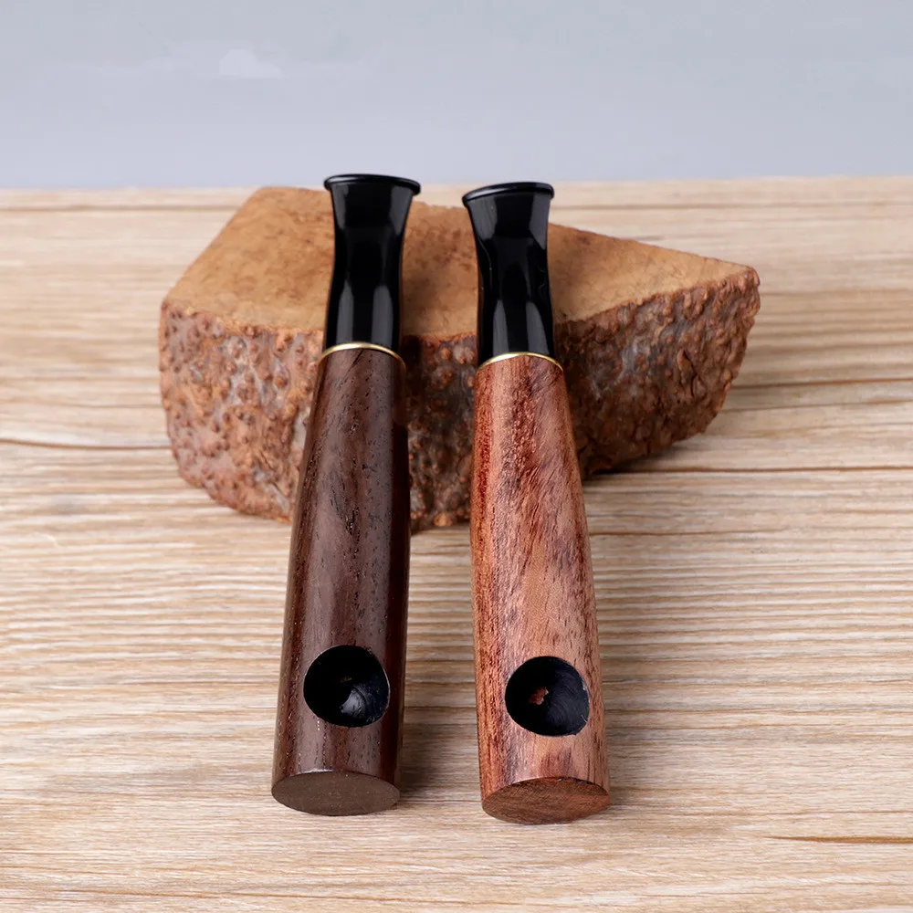 Wood Fragrant Solid Wood Pipe Wood Creative Cigar Style Rosewood Black Sandalwood Straight Handle Wooden Small Pipe
Wood Fragrant Solid Wood Pipe Wood Creative Cigar Style Rosewood Black Sandalwood Straight Handle Wooden Small Pipe