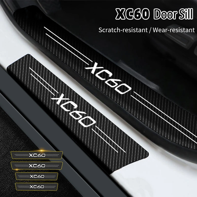 4×Car Door Threshold Scuff Plate Carbon Fiber Sill Protector Stickers For Volvo XC60 2009 2010-2015 Auto Door Entry Pedal Guards
4×Car Door Threshold Scuff Plate Carbon Fiber Sill Protector Stickers For Volvo XC60 2009 2010-2015 Auto Door Entry Pedal Guards