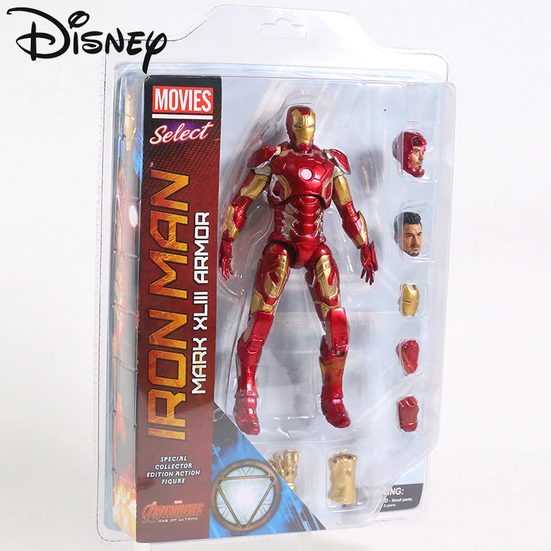 Disney Marvel Iron Man Action Figure 7inch Super Hero Iron Man Statue Multi-accessories Model Toys Collection Ornament Gifts
Disney Marvel Iron Man Action Figure 7inch Super Hero Iron Man Statue Multi-accessories Model Toys Collection Ornament Gifts