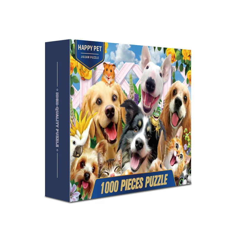New Colorful Puzzle 1000 Pieces Adult Animal Pattern 12 Styles Landscape Paper Jigsaw 0.6kg 700x500mm Fidget Toys Item Wholesale
New Colorful Puzzle 1000 Pieces Adult Animal Pattern 12 Styles Landscape Paper Jigsaw 0.6kg 700x500mm Fidget Toys Item Wholesale