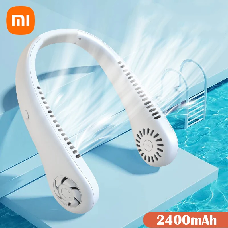 Xiaomi Portable Bladeless Hanging Fans USB Rechargeable Leafless Mini Neck Fan Air Conditioner Cooling Wearable Neckband Fans
Xiaomi Portable Bladeless Hanging Fans USB Rechargeable Leafless Mini Neck Fan Air Conditioner Cooling Wearable Neckband Fans