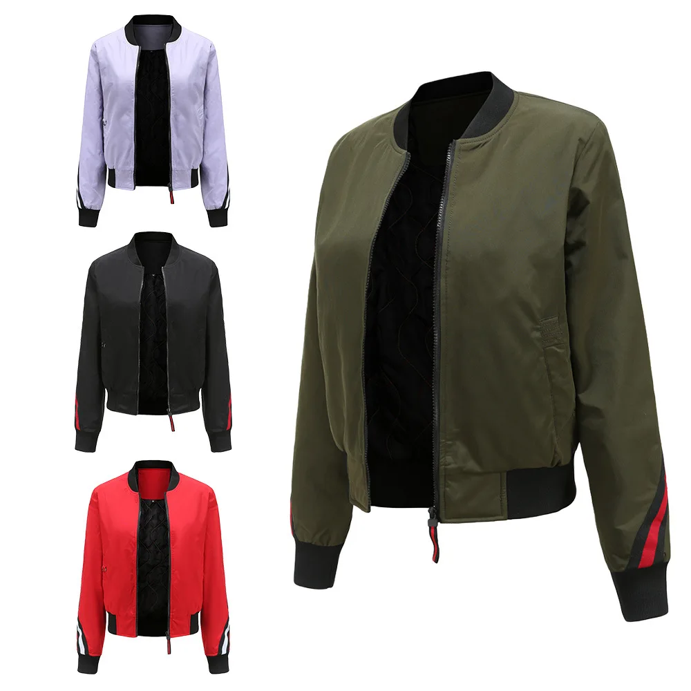 Short bomber jacket women's spring and autumn women's jacket trendy ins thin section all-match fashion
Short bomber jacket women's spring and autumn women's jacket trendy ins thin section all-match fashion