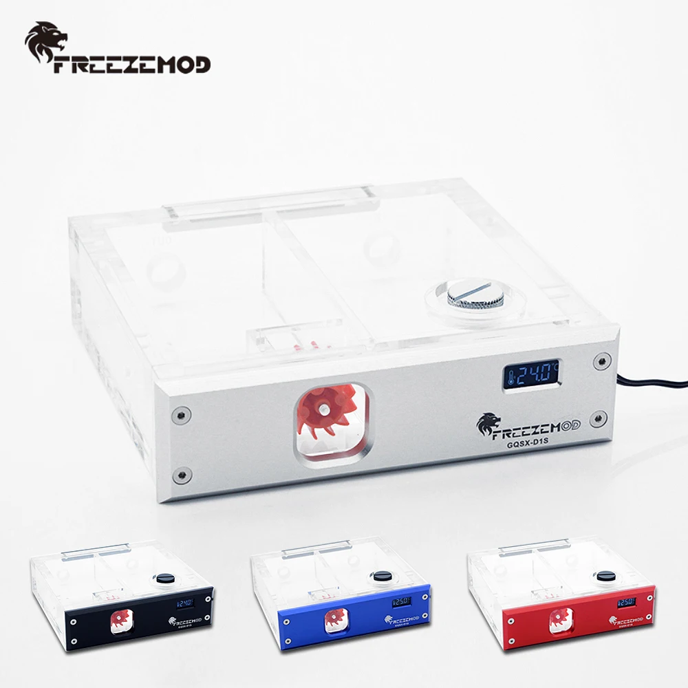 FREEZEMOD Computer Water Cold Water Tank Single Optical Drive Bit Metal Panel VA LCD Temperature Display Water Tank GQSX-D1S
FREEZEMOD Computer Water Cold Water Tank Single Optical Drive Bit Metal Panel VA LCD Temperature Display Water Tank GQSX-D1S