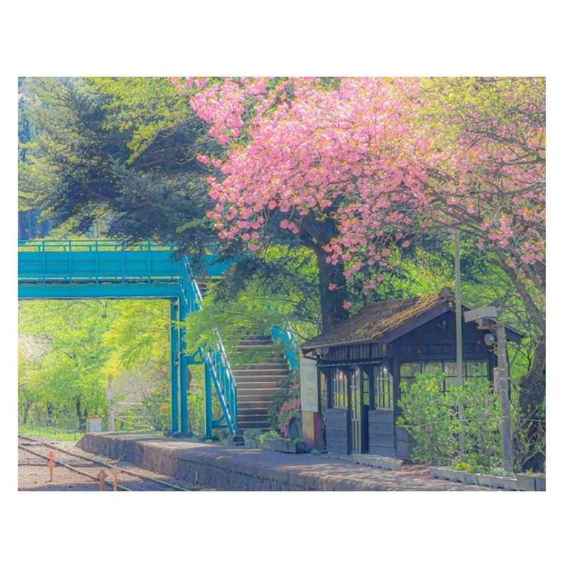 DIY Diamond Painting Tram Stop Scenery Rhinestone Full Circle Diamond Wall Painting Bedroom Decoration
DIY Diamond Painting Tram Stop Scenery Rhinestone Full Circle Diamond Wall Painting Bedroom Decoration
