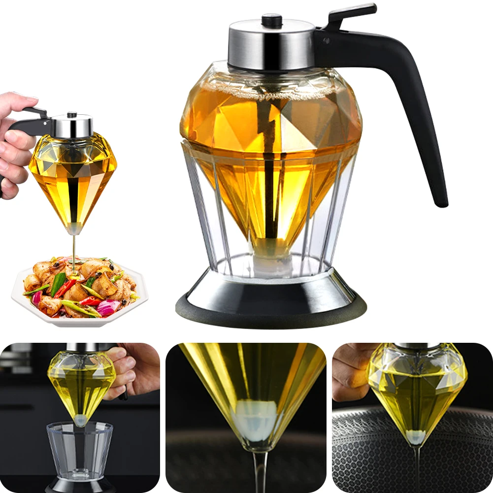 2022 New Push Type Diamond Glass Olive Oil Can Glass Dispenser with Holder Kitchen Storage Bottle For Oil Honey Soy Sauce
2022 New Push Type Diamond Glass Olive Oil Can Glass Dispenser with Holder Kitchen Storage Bottle For Oil Honey Soy Sauce